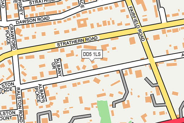 DD5 1LS map - OS OpenMap – Local (Ordnance Survey) DD5 1LS map - OS OpenMap – Local (Ordnance Survey)
