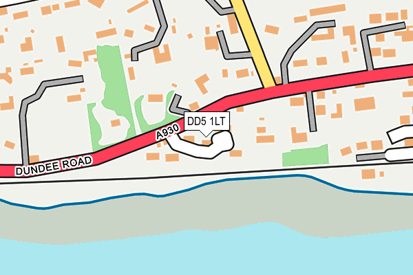 DD5 1LT map - OS OpenMap – Local (Ordnance Survey) DD5 1LT map - OS OpenMap – Local (Ordnance Survey)