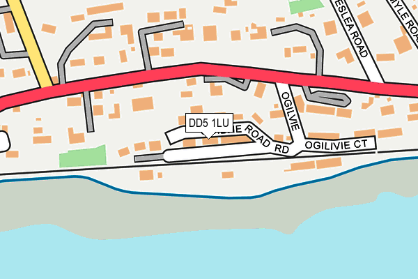 DD5 1LU map - OS OpenMap – Local (Ordnance Survey) DD5 1LU map - OS OpenMap – Local (Ordnance Survey)