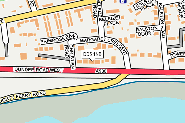 DD5 1NB map - OS OpenMap – Local (Ordnance Survey) DD5 1NB map - OS OpenMap – Local (Ordnance Survey)