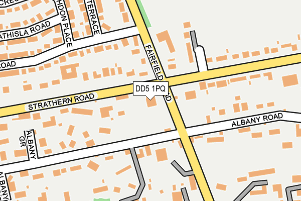DD5 1PQ map - OS OpenMap – Local (Ordnance Survey) DD5 1PQ map - OS OpenMap – Local (Ordnance Survey)