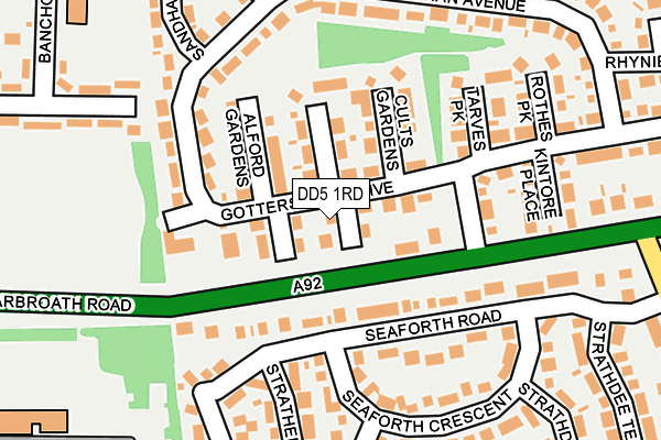 DD5 1RD map - OS OpenMap – Local (Ordnance Survey) DD5 1RD map - OS OpenMap – Local (Ordnance Survey)