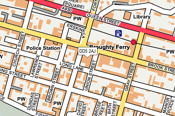 DD5 2AJ map - OS OpenMap – Local (Ordnance Survey) DD5 2AJ map - OS OpenMap – Local (Ordnance Survey)