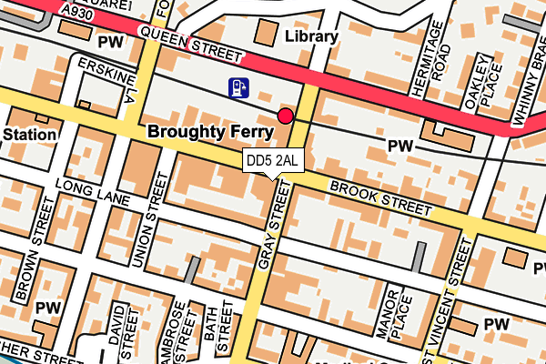 DD5 2AL map - OS OpenMap – Local (Ordnance Survey) DD5 2AL map - OS OpenMap – Local (Ordnance Survey)