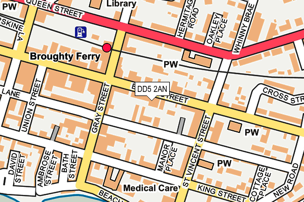 DD5 2AN map - OS OpenMap – Local (Ordnance Survey) DD5 2AN map - OS OpenMap – Local (Ordnance Survey)