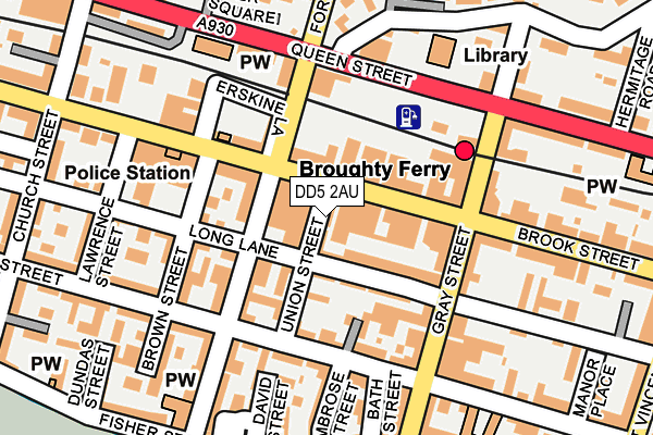 DD5 2AU map - OS OpenMap – Local (Ordnance Survey) DD5 2AU map - OS OpenMap – Local (Ordnance Survey)