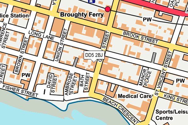 DD5 2BJ map - OS OpenMap – Local (Ordnance Survey) DD5 2BJ map - OS OpenMap – Local (Ordnance Survey)