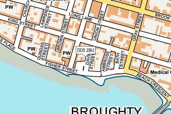 DD5 2BU map - OS OpenMap – Local (Ordnance Survey) DD5 2BU map - OS OpenMap – Local (Ordnance Survey)