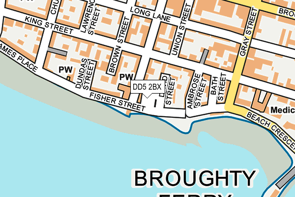 DD5 2BX map - OS OpenMap – Local (Ordnance Survey) DD5 2BX map - OS OpenMap – Local (Ordnance Survey)