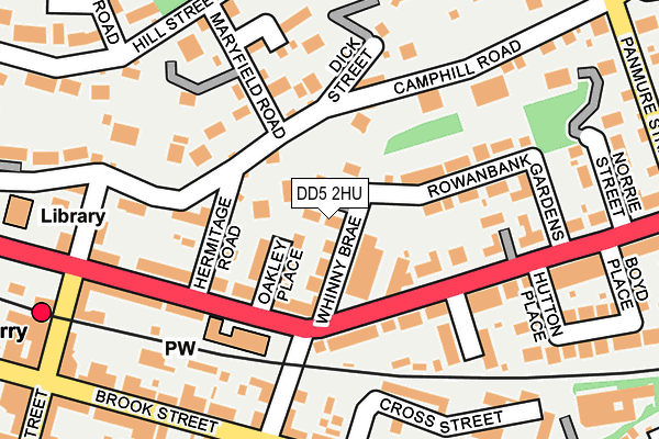 DD5 2HU map - OS OpenMap – Local (Ordnance Survey) DD5 2HU map - OS OpenMap – Local (Ordnance Survey)