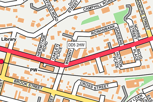 DD5 2HW map - OS OpenMap – Local (Ordnance Survey) DD5 2HW map - OS OpenMap – Local (Ordnance Survey)