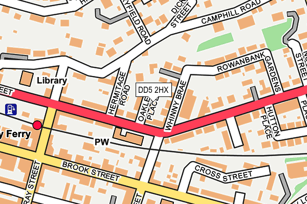 DD5 2HX map - OS OpenMap – Local (Ordnance Survey) DD5 2HX map - OS OpenMap – Local (Ordnance Survey)
