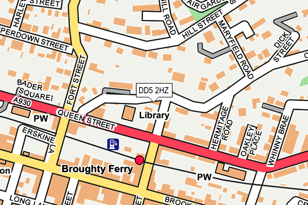 DD5 2HZ map - OS OpenMap – Local (Ordnance Survey) DD5 2HZ map - OS OpenMap – Local (Ordnance Survey)
