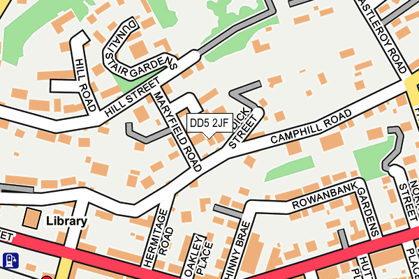 DD5 2JF map - OS OpenMap – Local (Ordnance Survey) DD5 2JF map - OS OpenMap – Local (Ordnance Survey)