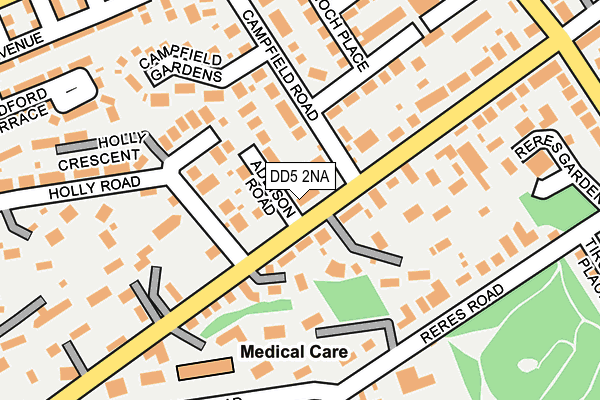 DD5 2NA map - OS OpenMap – Local (Ordnance Survey) DD5 2NA map - OS OpenMap – Local (Ordnance Survey)
