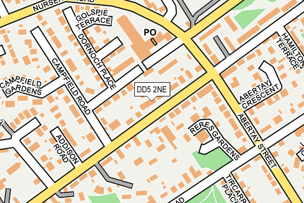 DD5 2NE map - OS OpenMap – Local (Ordnance Survey) DD5 2NE map - OS OpenMap – Local (Ordnance Survey)