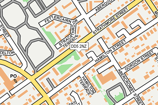 DD5 2NZ map - OS OpenMap – Local (Ordnance Survey) DD5 2NZ map - OS OpenMap – Local (Ordnance Survey)