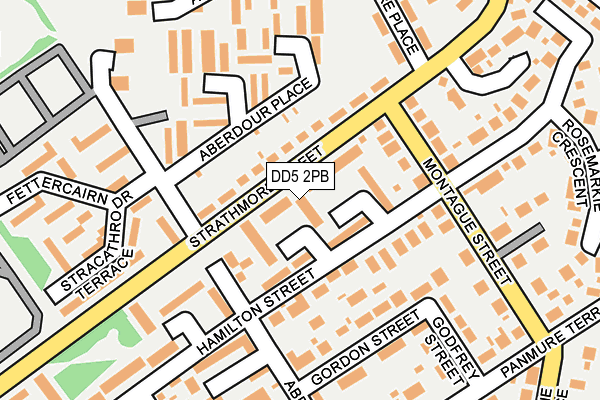 DD5 2PB map - OS OpenMap – Local (Ordnance Survey) DD5 2PB map - OS OpenMap – Local (Ordnance Survey)