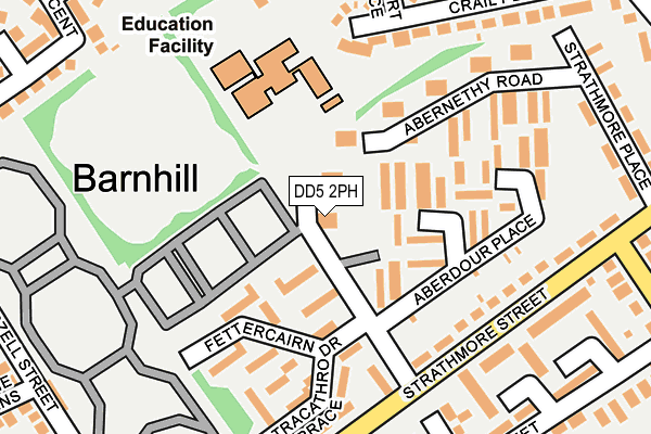 DD5 2PH map - OS OpenMap – Local (Ordnance Survey) DD5 2PH map - OS OpenMap – Local (Ordnance Survey)