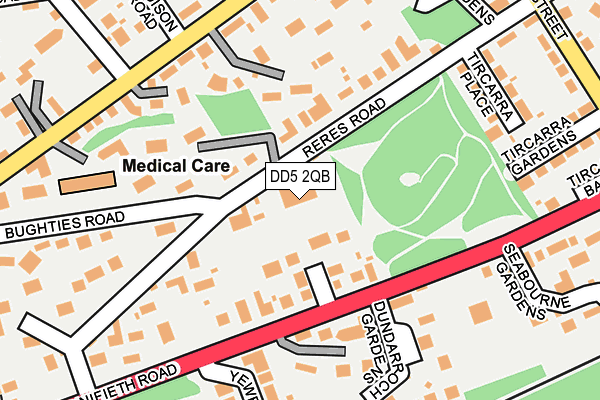 DD5 2QB map - OS OpenMap – Local (Ordnance Survey) DD5 2QB map - OS OpenMap – Local (Ordnance Survey)
