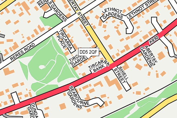 DD5 2QF map - OS OpenMap – Local (Ordnance Survey) DD5 2QF map - OS OpenMap – Local (Ordnance Survey)