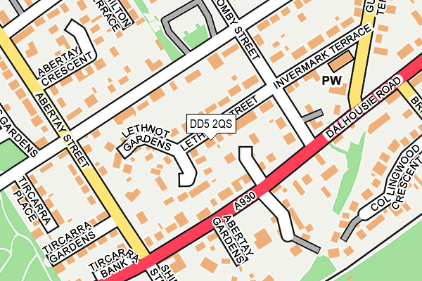 DD5 2QS map - OS OpenMap – Local (Ordnance Survey) DD5 2QS map - OS OpenMap – Local (Ordnance Survey)
