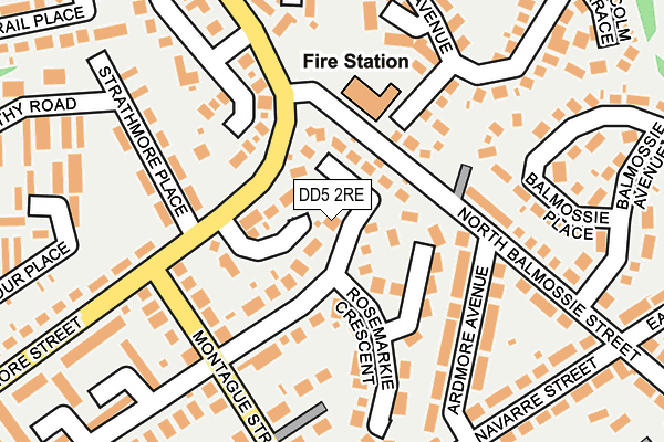 DD5 2RE map - OS OpenMap – Local (Ordnance Survey) DD5 2RE map - OS OpenMap – Local (Ordnance Survey)