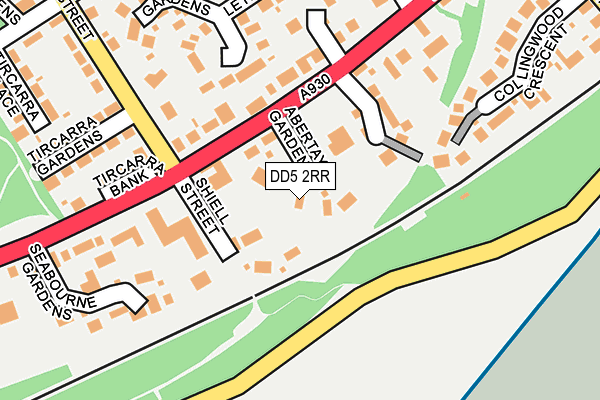 DD5 2RR map - OS OpenMap – Local (Ordnance Survey) DD5 2RR map - OS OpenMap – Local (Ordnance Survey)