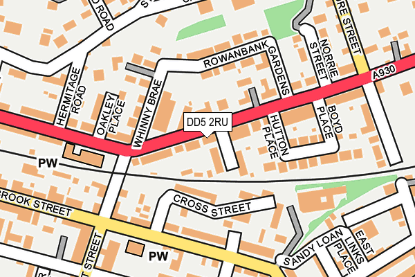 DD5 2RU map - OS OpenMap – Local (Ordnance Survey) DD5 2RU map - OS OpenMap – Local (Ordnance Survey)