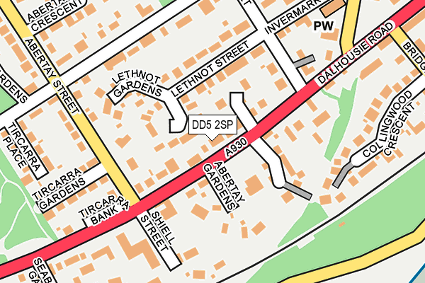 DD5 2SP map - OS OpenMap – Local (Ordnance Survey) DD5 2SP map - OS OpenMap – Local (Ordnance Survey)