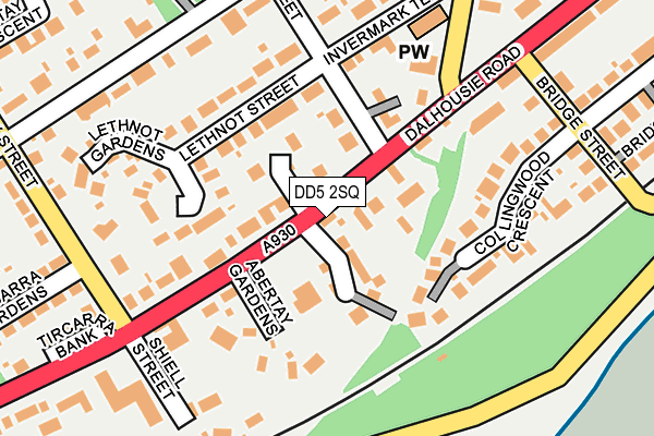 DD5 2SQ map - OS OpenMap – Local (Ordnance Survey) DD5 2SQ map - OS OpenMap – Local (Ordnance Survey)