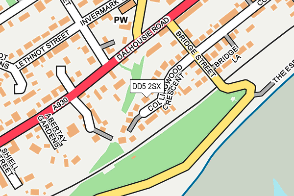 DD5 2SX map - OS OpenMap – Local (Ordnance Survey) DD5 2SX map - OS OpenMap – Local (Ordnance Survey)