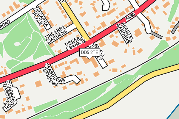 DD5 2TE map - OS OpenMap – Local (Ordnance Survey) DD5 2TE map - OS OpenMap – Local (Ordnance Survey)
