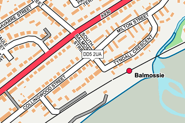 DD5 2UA map - OS OpenMap – Local (Ordnance Survey) DD5 2UA map - OS OpenMap – Local (Ordnance Survey)