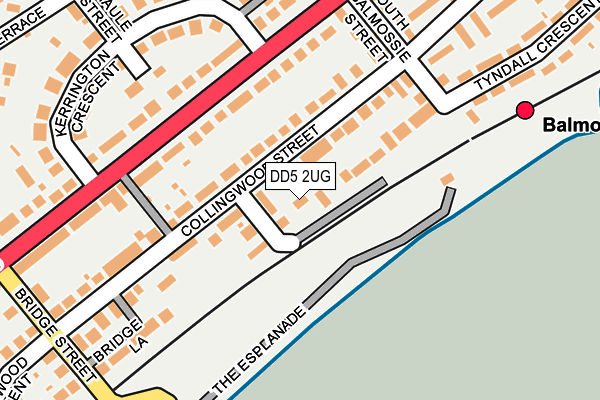 DD5 2UG map - OS OpenMap – Local (Ordnance Survey) DD5 2UG map - OS OpenMap – Local (Ordnance Survey)