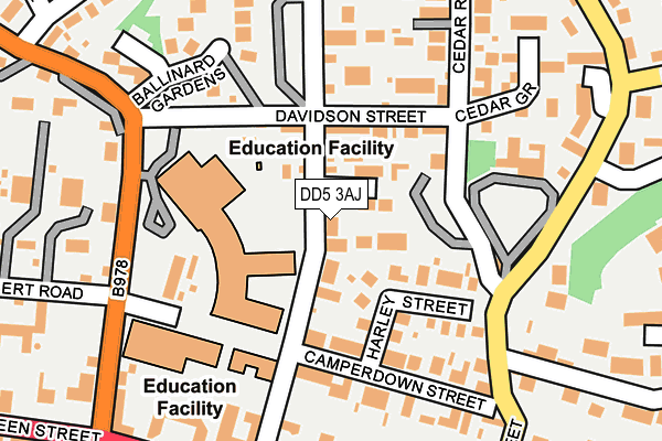 DD5 3AJ map - OS OpenMap – Local (Ordnance Survey) DD5 3AJ map - OS OpenMap – Local (Ordnance Survey)