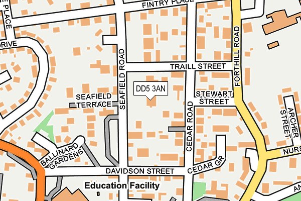 DD5 3AN map - OS OpenMap – Local (Ordnance Survey) DD5 3AN map - OS OpenMap – Local (Ordnance Survey)