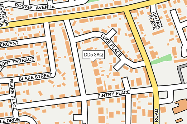 DD5 3AQ map - OS OpenMap – Local (Ordnance Survey) DD5 3AQ map - OS OpenMap – Local (Ordnance Survey)