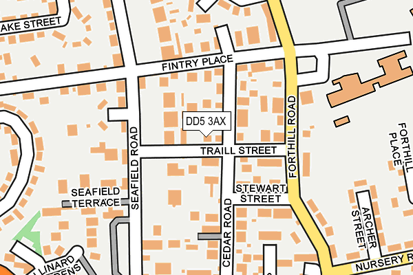 DD5 3AX map - OS OpenMap – Local (Ordnance Survey) DD5 3AX map - OS OpenMap – Local (Ordnance Survey)