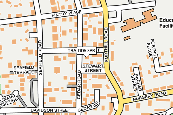 DD5 3BB map - OS OpenMap – Local (Ordnance Survey) DD5 3BB map - OS OpenMap – Local (Ordnance Survey)