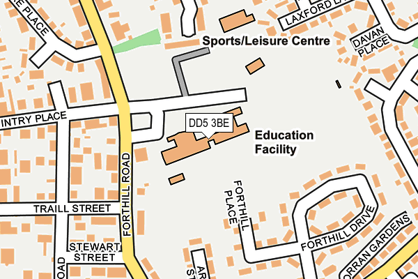 DD5 3BE map - OS OpenMap – Local (Ordnance Survey) DD5 3BE map - OS OpenMap – Local (Ordnance Survey)