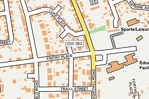 DD5 3BG map - OS OpenMap – Local (Ordnance Survey) DD5 3BG map - OS OpenMap – Local (Ordnance Survey)