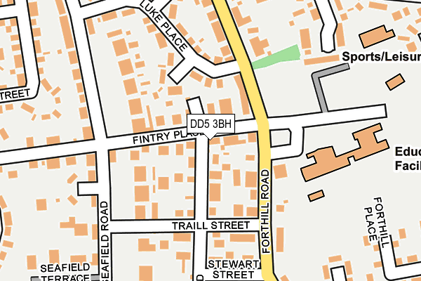 DD5 3BH map - OS OpenMap – Local (Ordnance Survey) DD5 3BH map - OS OpenMap – Local (Ordnance Survey)
