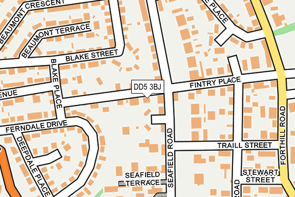 DD5 3BJ map - OS OpenMap – Local (Ordnance Survey) DD5 3BJ map - OS OpenMap – Local (Ordnance Survey)