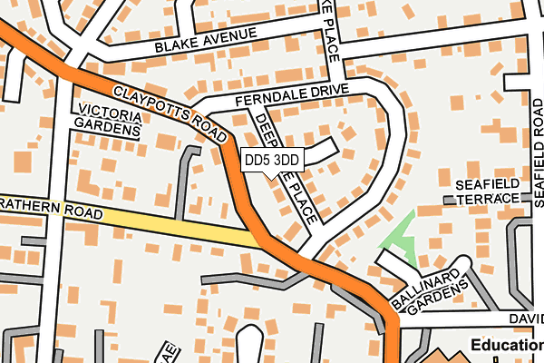 DD5 3DD map - OS OpenMap – Local (Ordnance Survey) DD5 3DD map - OS OpenMap – Local (Ordnance Survey)