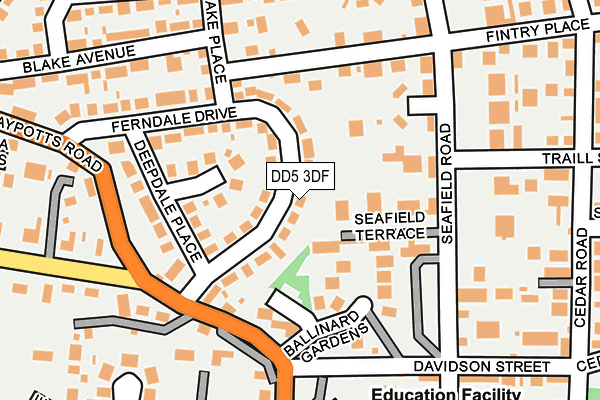DD5 3DF map - OS OpenMap – Local (Ordnance Survey) DD5 3DF map - OS OpenMap – Local (Ordnance Survey)