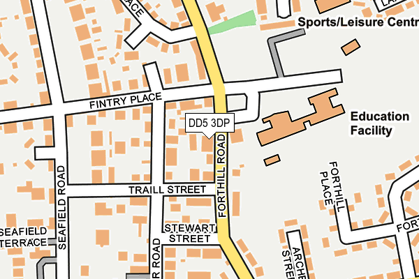 DD5 3DP map - OS OpenMap – Local (Ordnance Survey) DD5 3DP map - OS OpenMap – Local (Ordnance Survey)