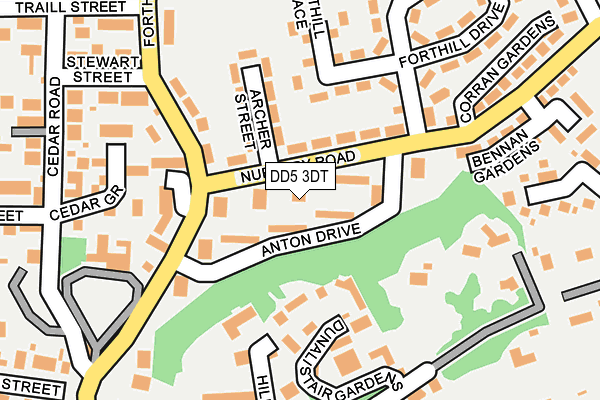 DD5 3DT map - OS OpenMap – Local (Ordnance Survey) DD5 3DT map - OS OpenMap – Local (Ordnance Survey)