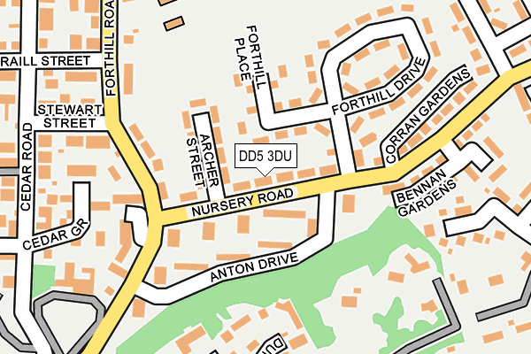 DD5 3DU map - OS OpenMap – Local (Ordnance Survey) DD5 3DU map - OS OpenMap – Local (Ordnance Survey)