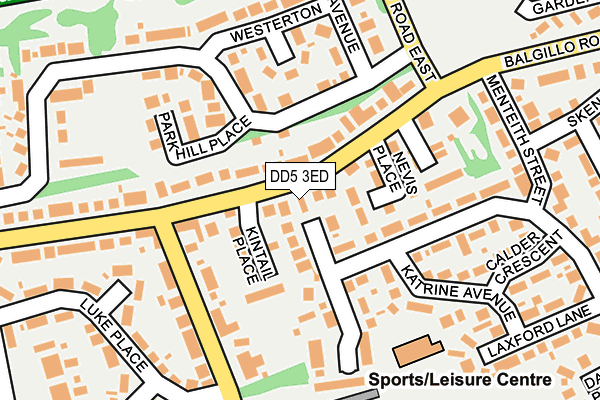 DD5 3ED map - OS OpenMap – Local (Ordnance Survey) DD5 3ED map - OS OpenMap – Local (Ordnance Survey)